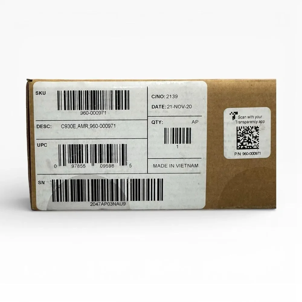 Logitech C930e Ultra Wide Angle Webcam - Brown Box